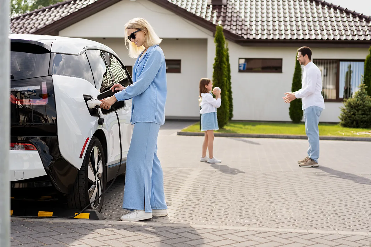 Residential EV Charging with Family
